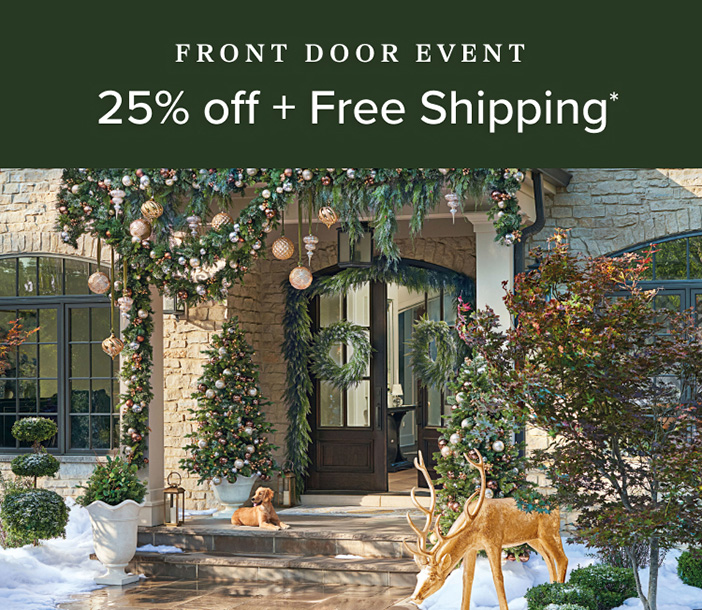 Front Door Decor 25% Off + Free Shipping