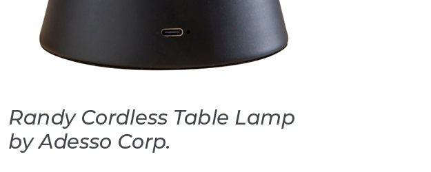 Randy Cordless Table Lamp By Adesso Corp.