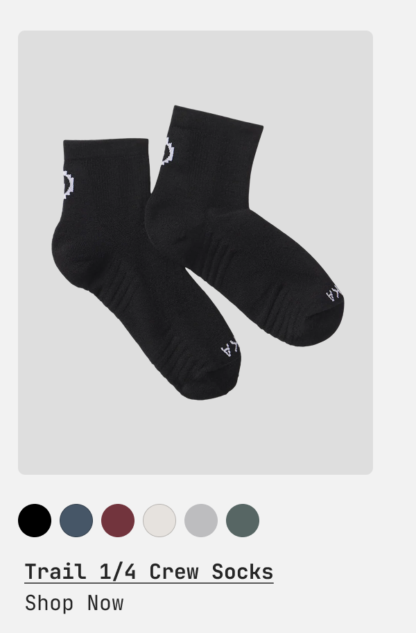 Trail 1/4 Crew Socks