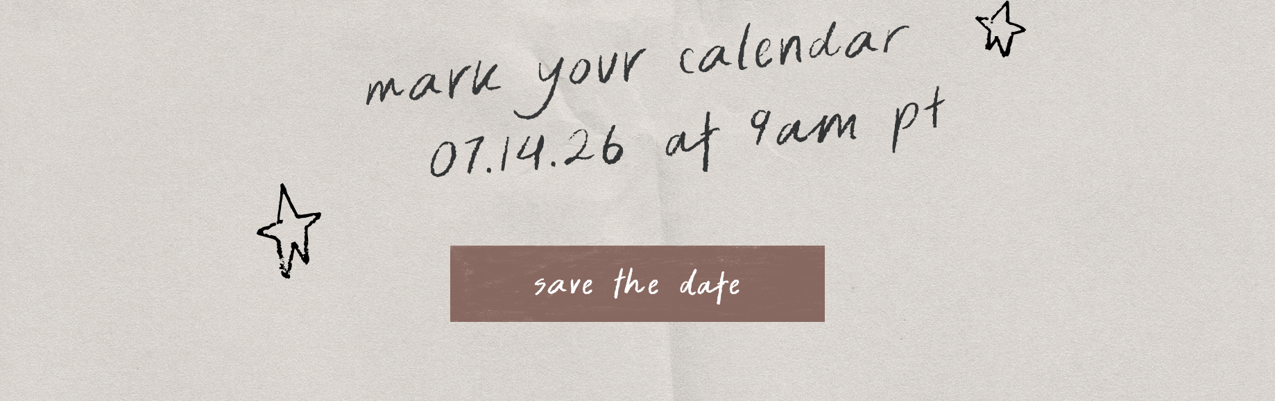 Save the Date