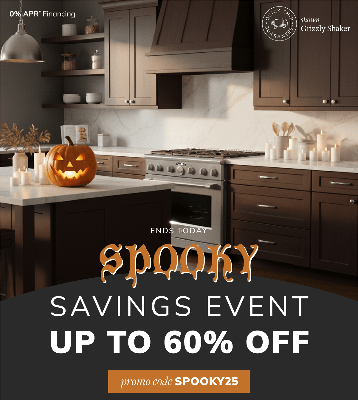 ENDS TODAY: Spooky Savings Up to 60% Off with Code SPOOKY25