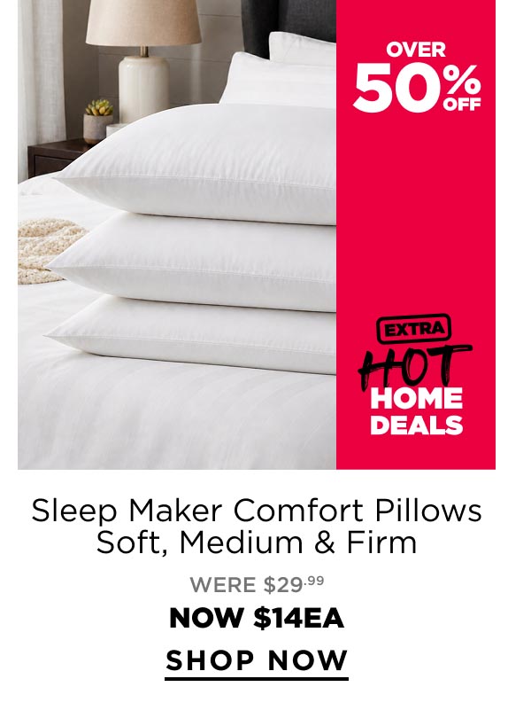 Sleep Maker Comfort Pillows