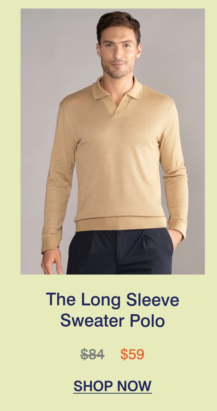The Long Sleeve Sweater Polo