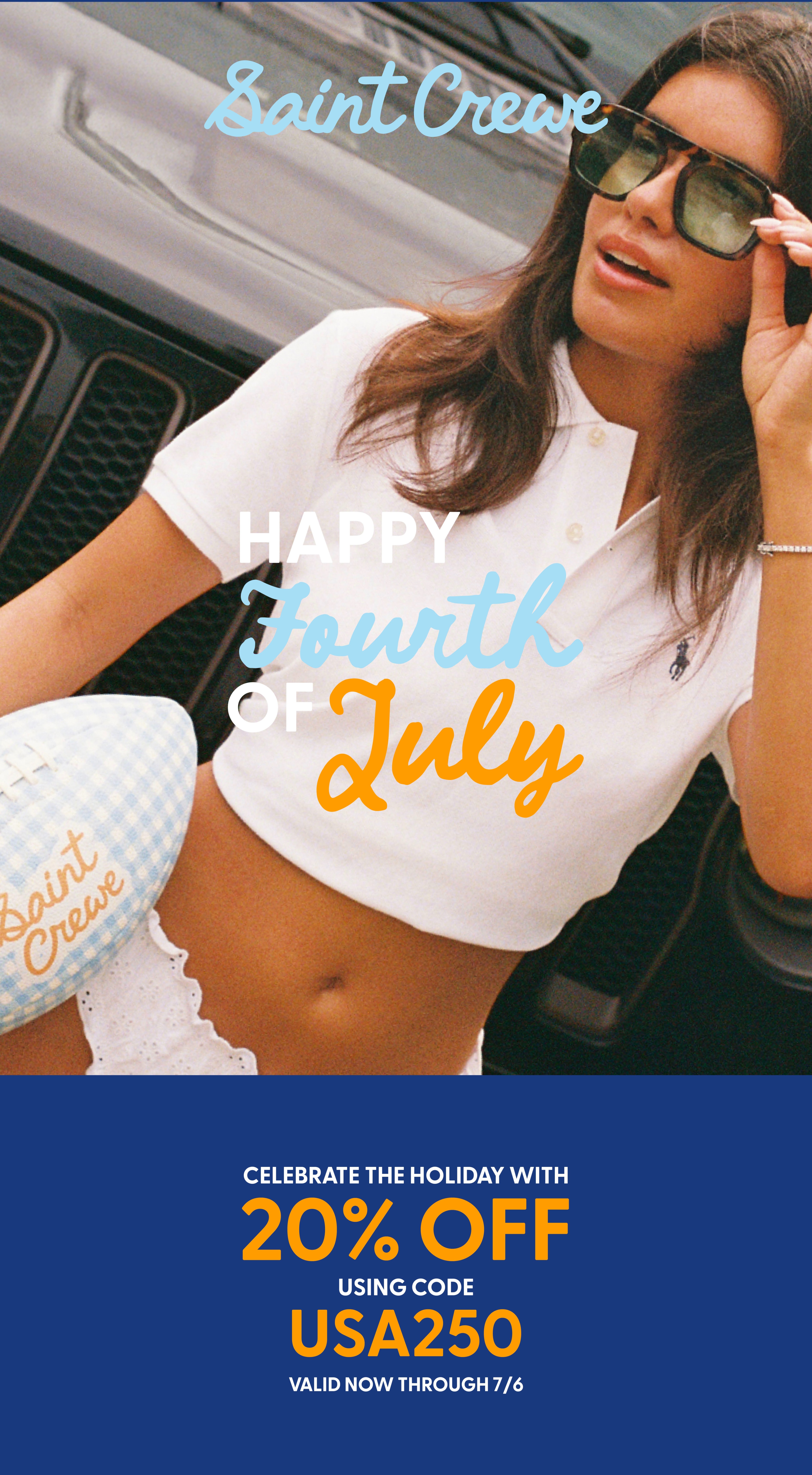 Happy 4th of July! Celebrate the holiday with 20% off sitewide with code USA250