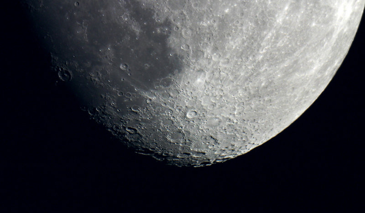 The moon.