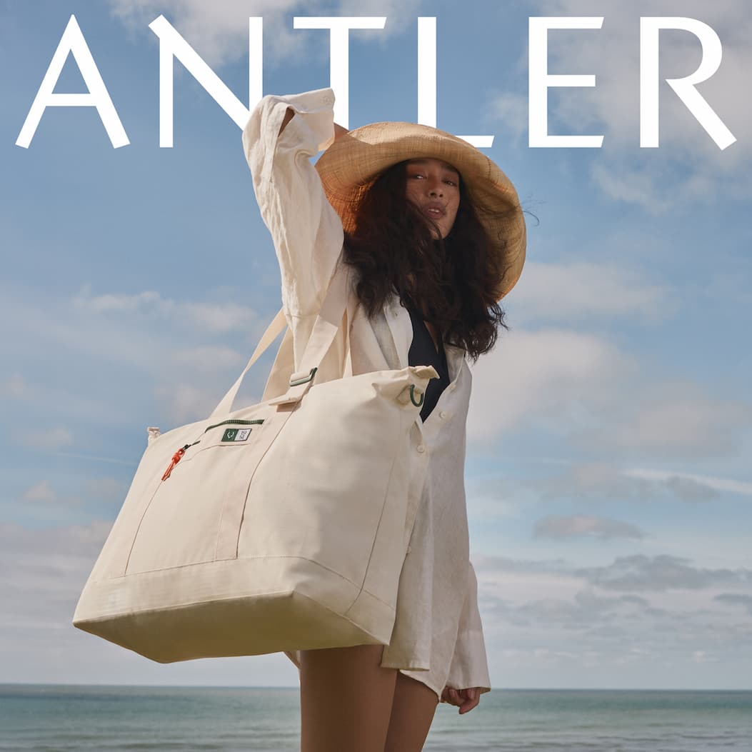 Antler Essential Weekender Bag in Stone