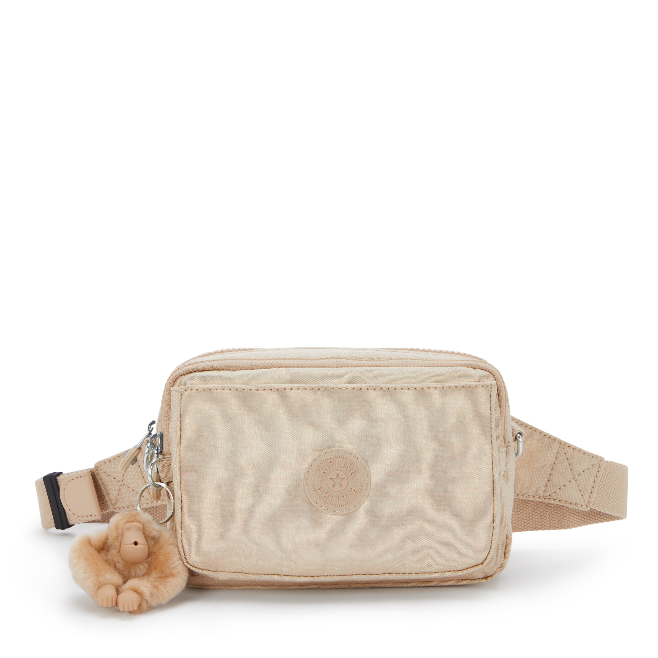 Abanu Multi Shimmer Convertible Crossbody Bag-Sparkled Beige