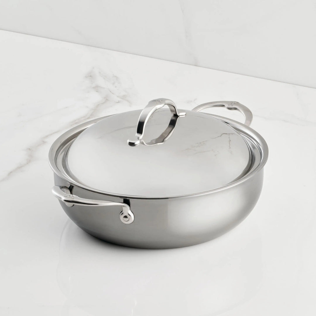 IMG: Titanium Dutch Oven, 5-Quart on marble countertop