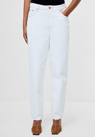 Loren Twill Denim Barrel Leg Jeans