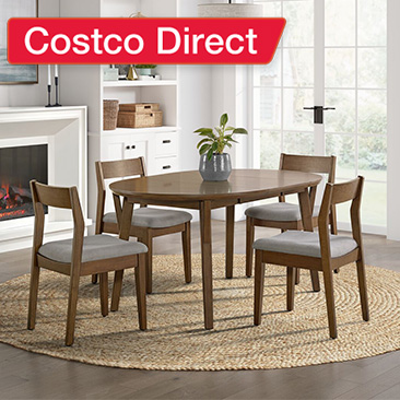 Rayven Dining Table and 4 Chairs