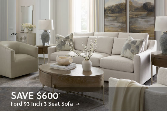 Save $600* on shown Ford 93 Inch 3 Seat Sofa - Shop Now