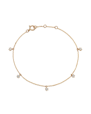Lab Grown Diamond Station Bracelet