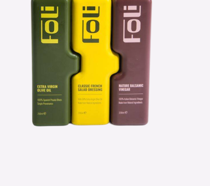 Foli Premium Dressing Trio : Extra Virgin Olive Oil, French Salad Dressing And Mature Balsamic Vinegar 720ml