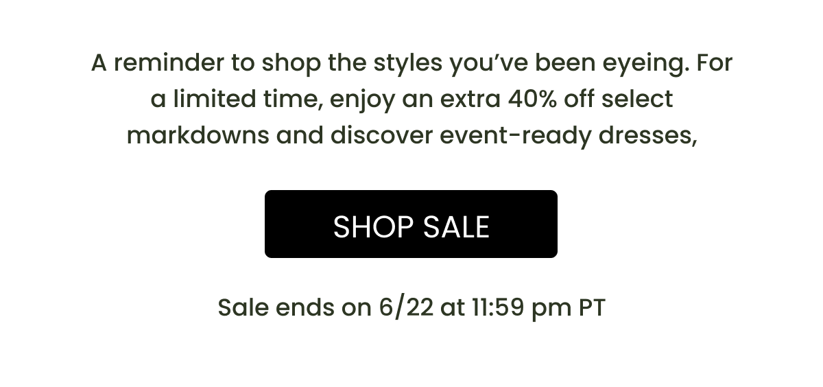 Shop sale