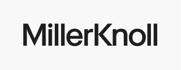 Miller Knoll Logo in Black