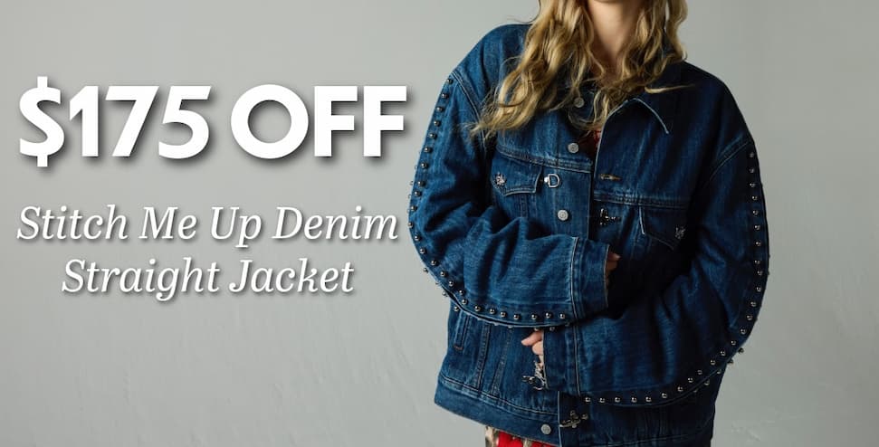 Stitch Me Up Denim Straight Jacket