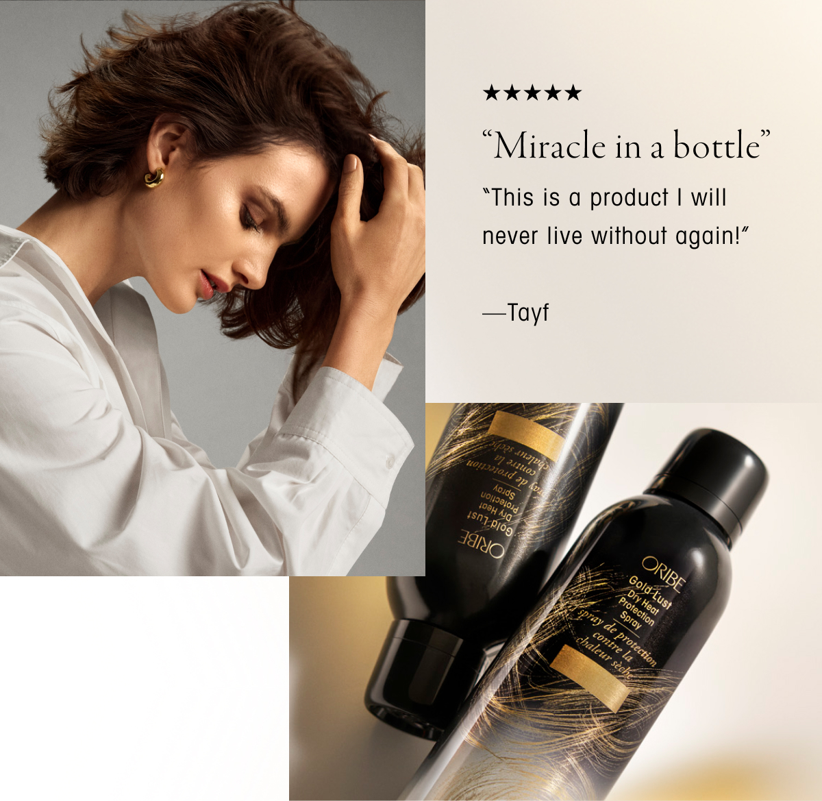 Discover Gold Lust Dry Heat Protection Spray