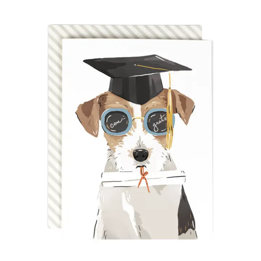 Image of Bright Future Grad Dog Card