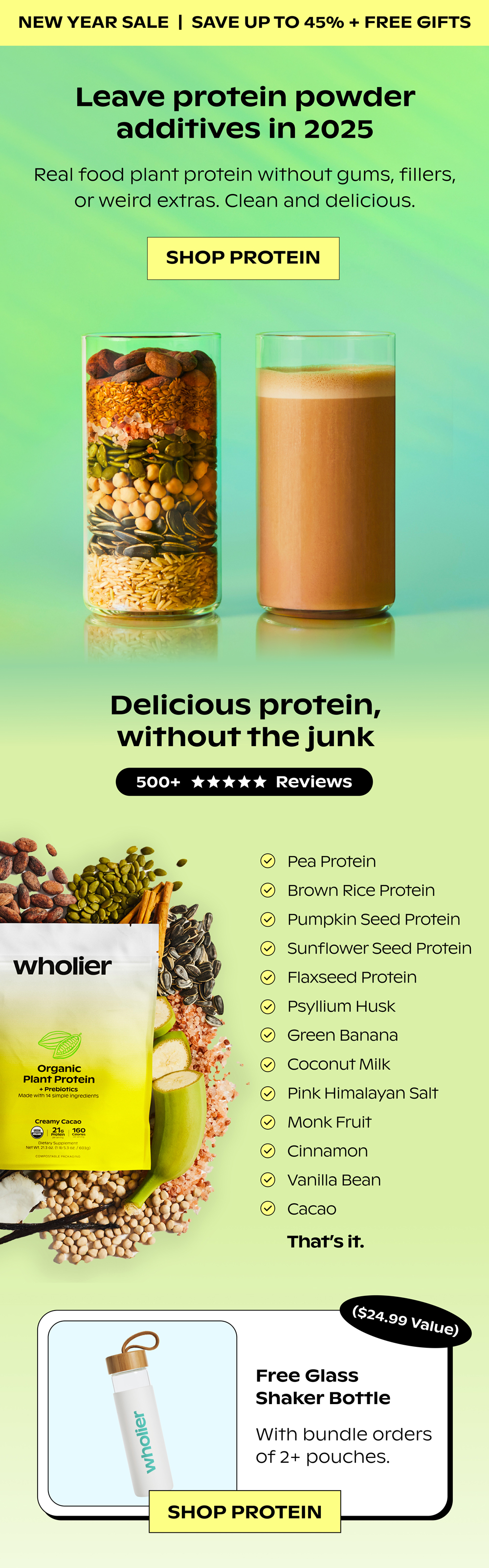 Shop Organic Plant Protein