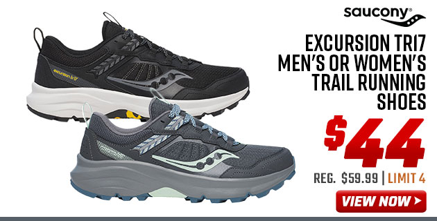 Saucony Excursion TR17 Men's or Women's Trail Running Shoes