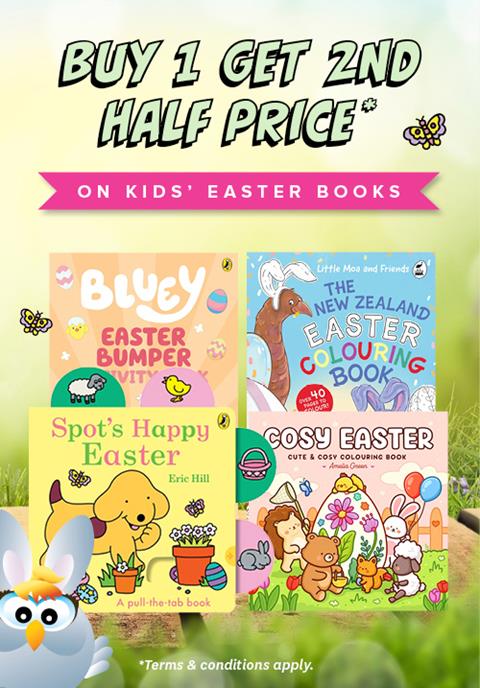 Buy 1 Get 2nd Half Price Kid's Easter Books
