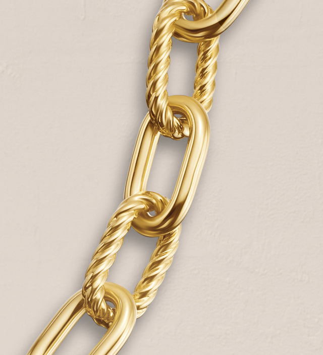 DY Madison® Chain Bracelet18K Yellow Gold, 11mm
