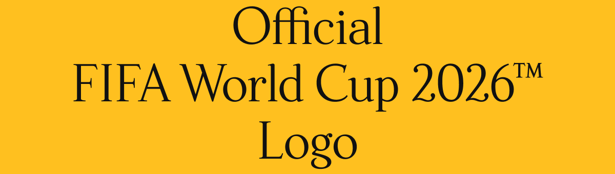 Official FIFA World Cup 2026 Logo
