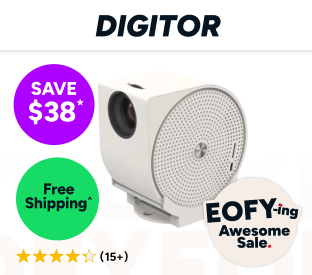 Digitor Freestyle Mini Portable Smart Projector Product Image