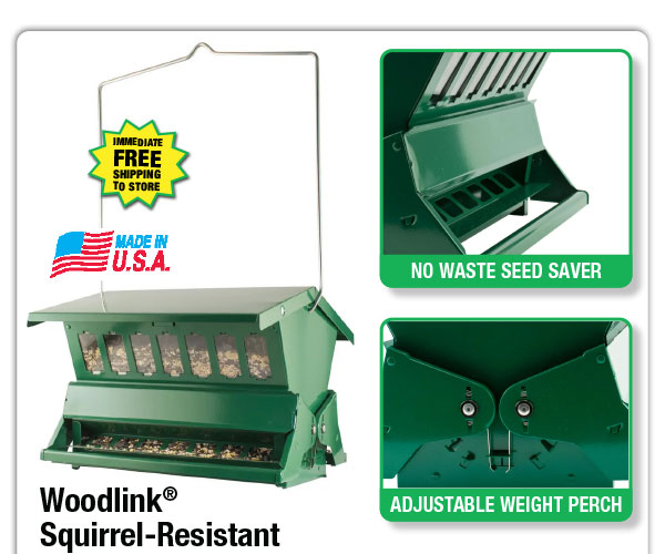 Squirrel-Resistant Bird Feeder - ONLY $38.98 After Rebate*!
