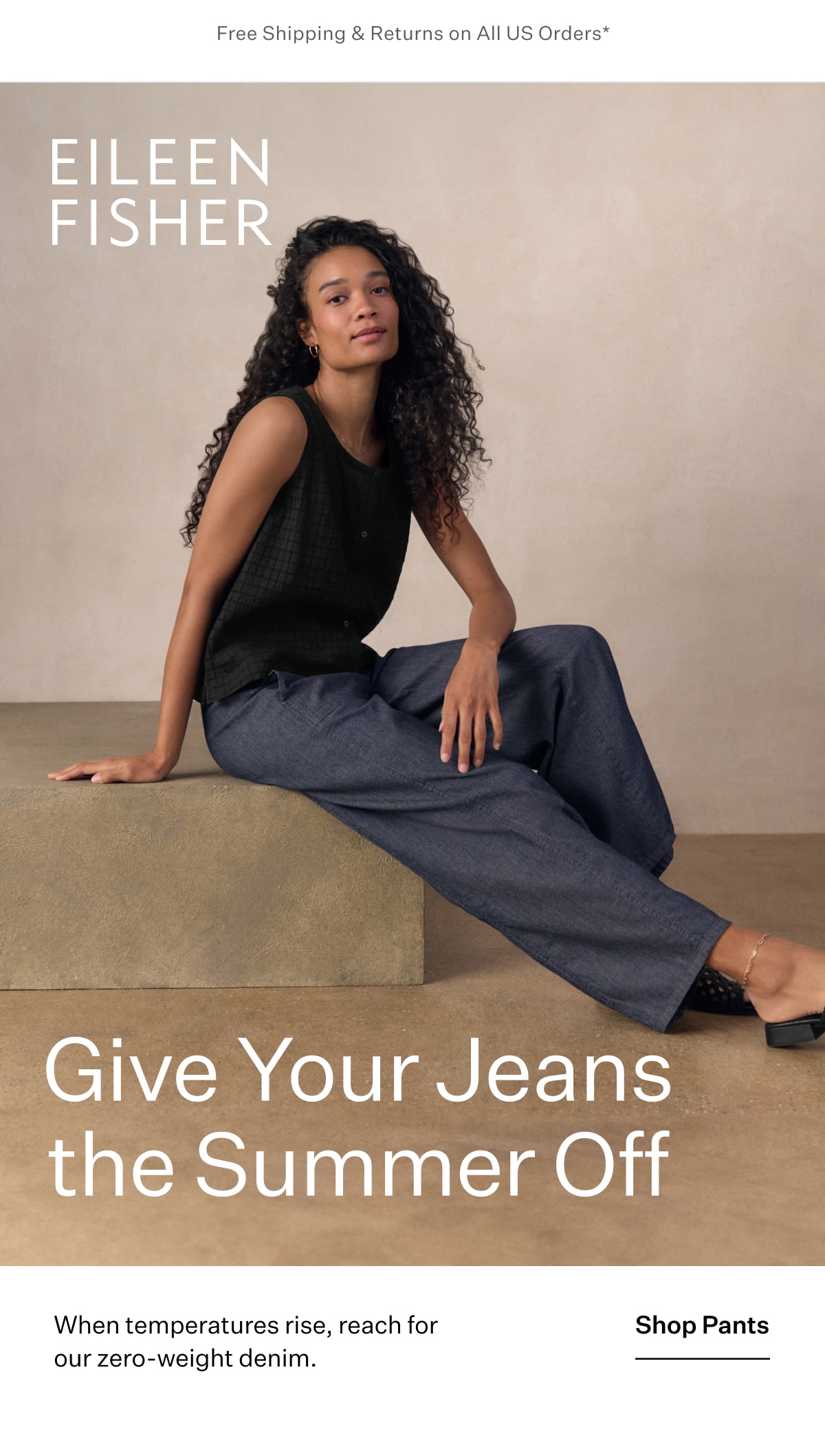 EILEEN FISHER - Give Your Jeans the Summer Off 0 Shop Pants