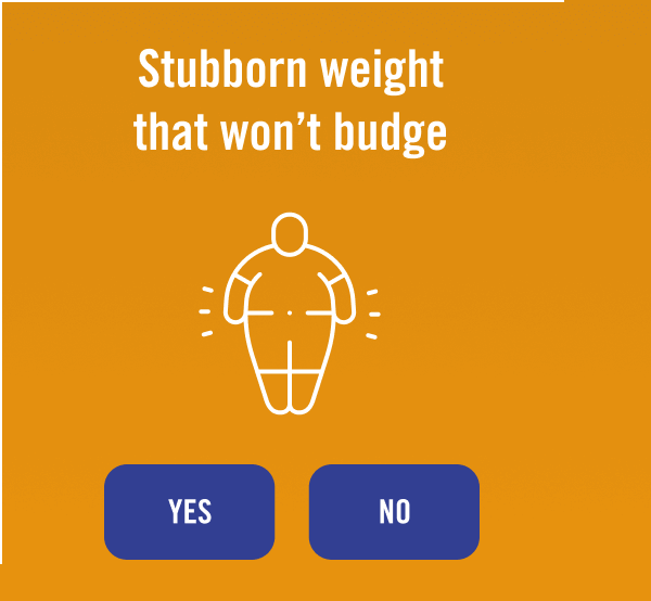 Stubborn weight that won’t budge 