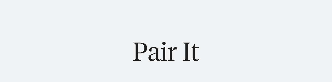 Pair It