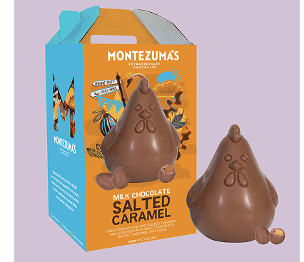 Salted Caramel Milk Chocolate Hen And Mini Eggs