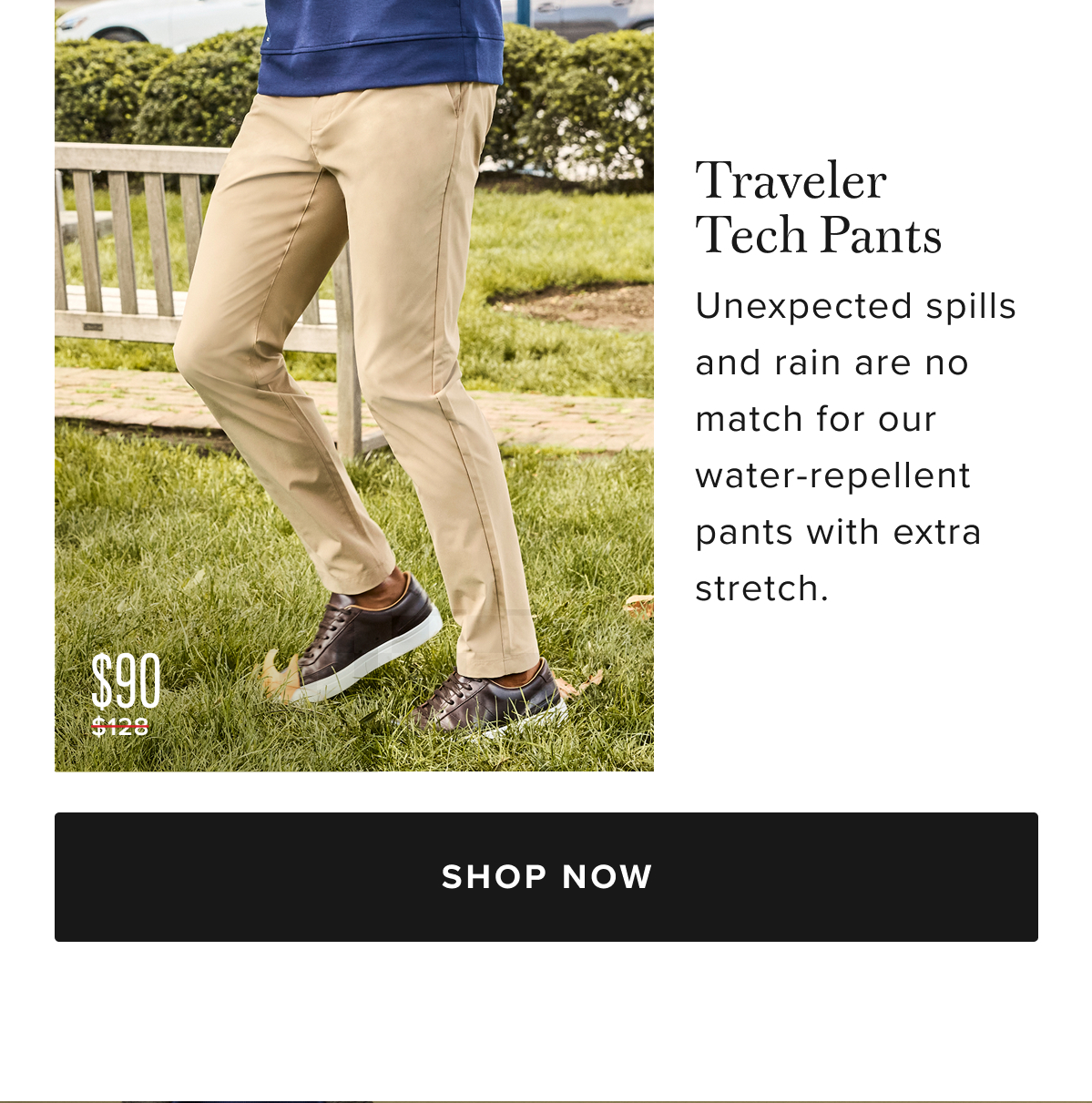 $90 Traveler Tech Pants