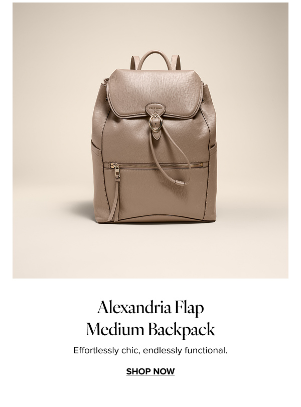 Alexandria Flap Medium Backpack | SHOP NOW