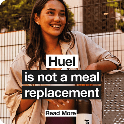 Huel is not a meal replacement.