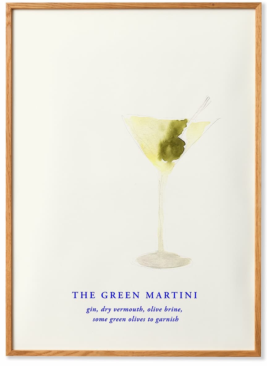 Martini art print