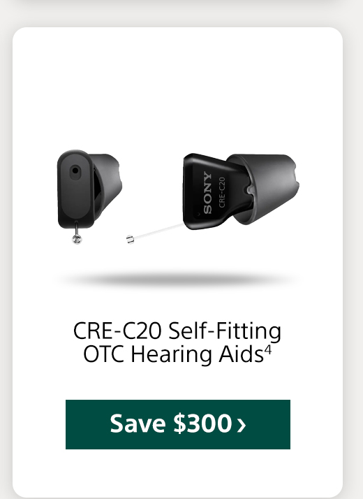 CRE-C20 Self-Fitting OTC Hearing Aids4 Save