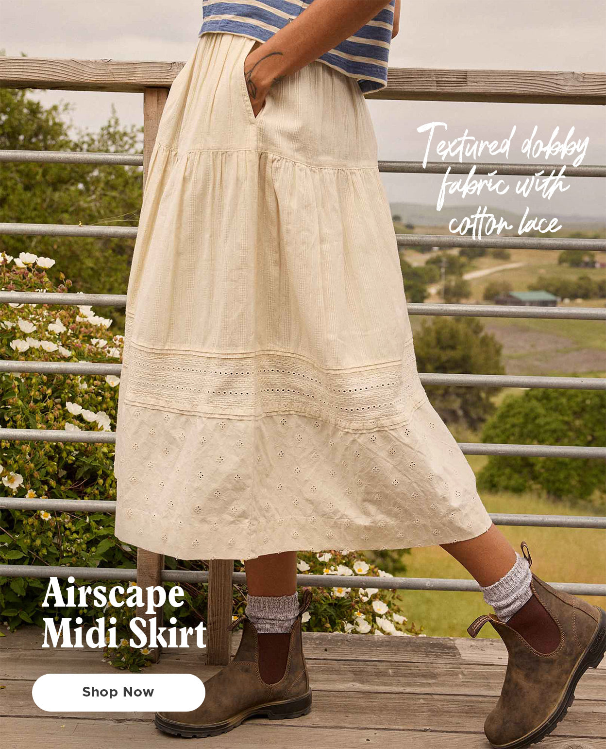 Airscape Midi Skirt