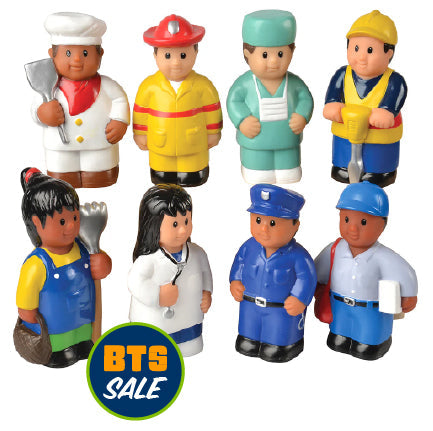 Easy Grip Community Figures 8-Piece Set | 5-Inch Toddler Pretend Play Dolls