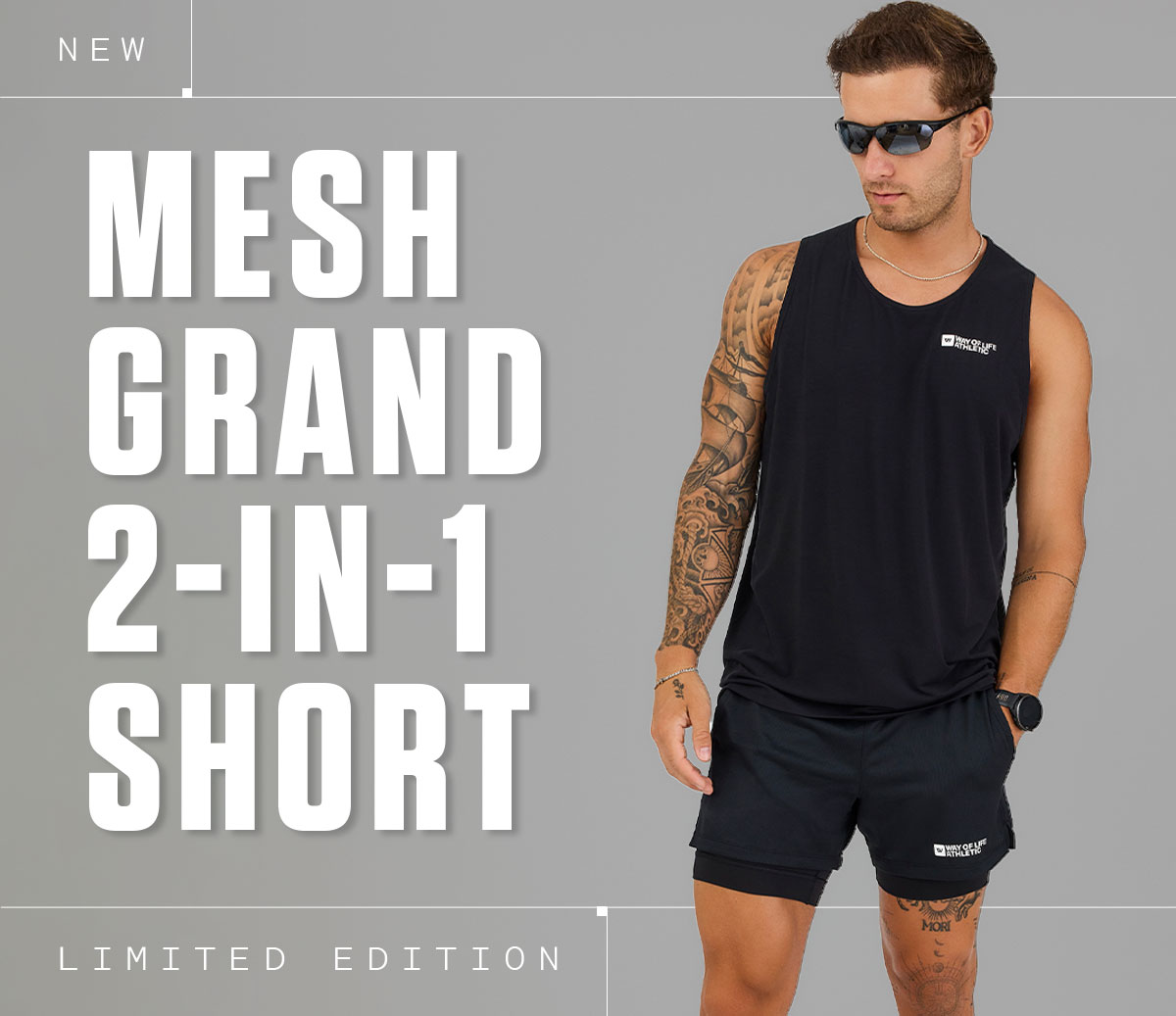 NEW | MESH GRAND 2-IN-1 SHORT