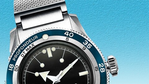 This Retro-Inspired Dive Watch Was Designed for an Elite French Naval Unit
