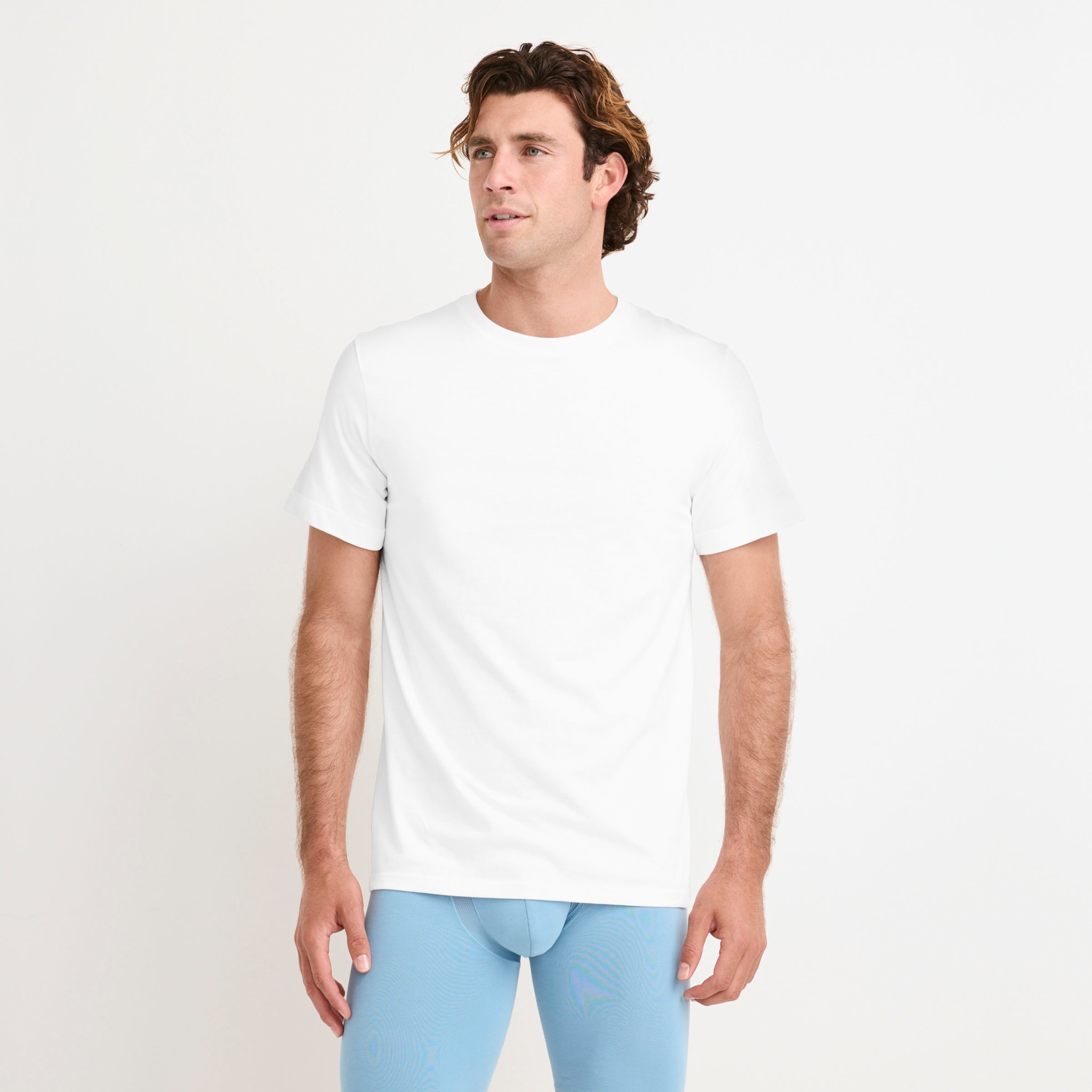 100% Cotton Classic Crew Neck Undershirt - 6 Pack