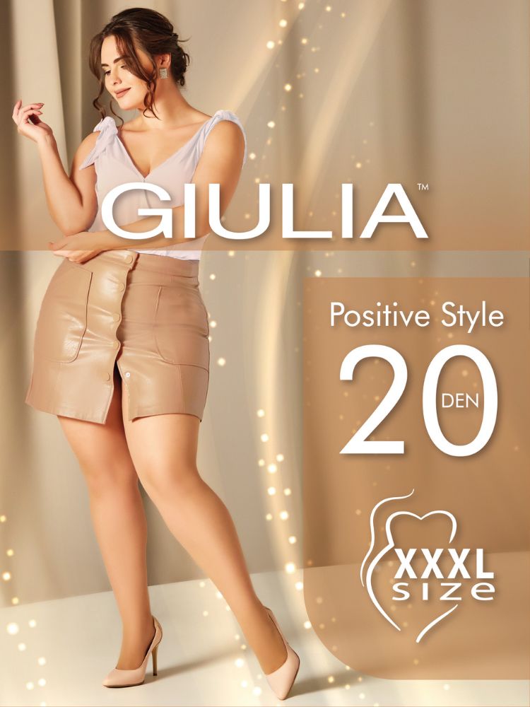 Image of Giulia Positive Style 20 Plus Size Tights