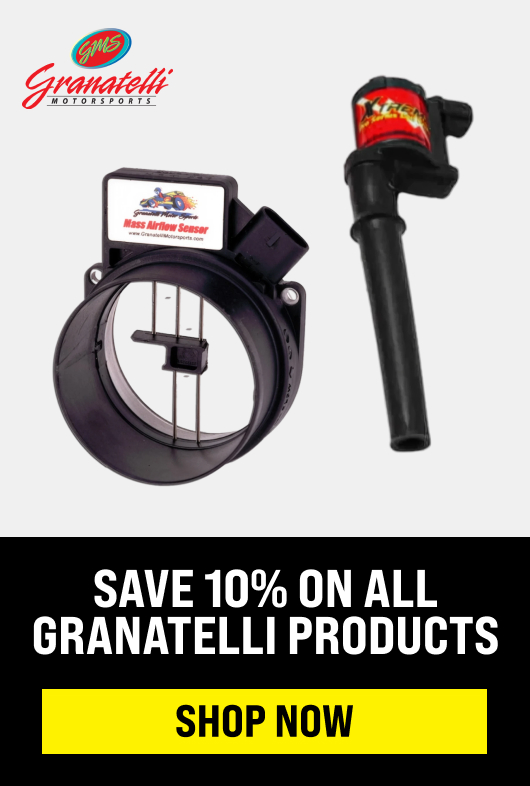 Save 10% On All Granatelli Products