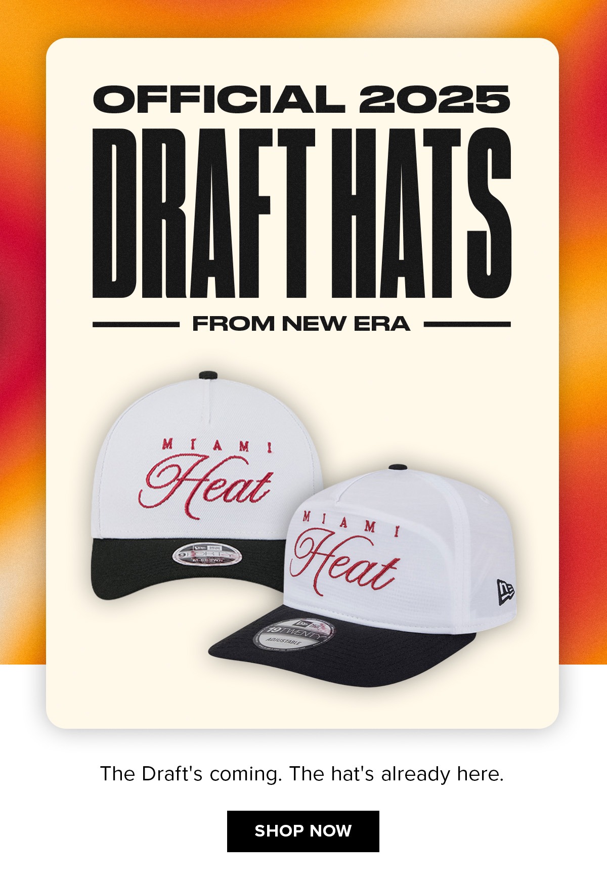Official 2025 Draft Hats | Shop Now