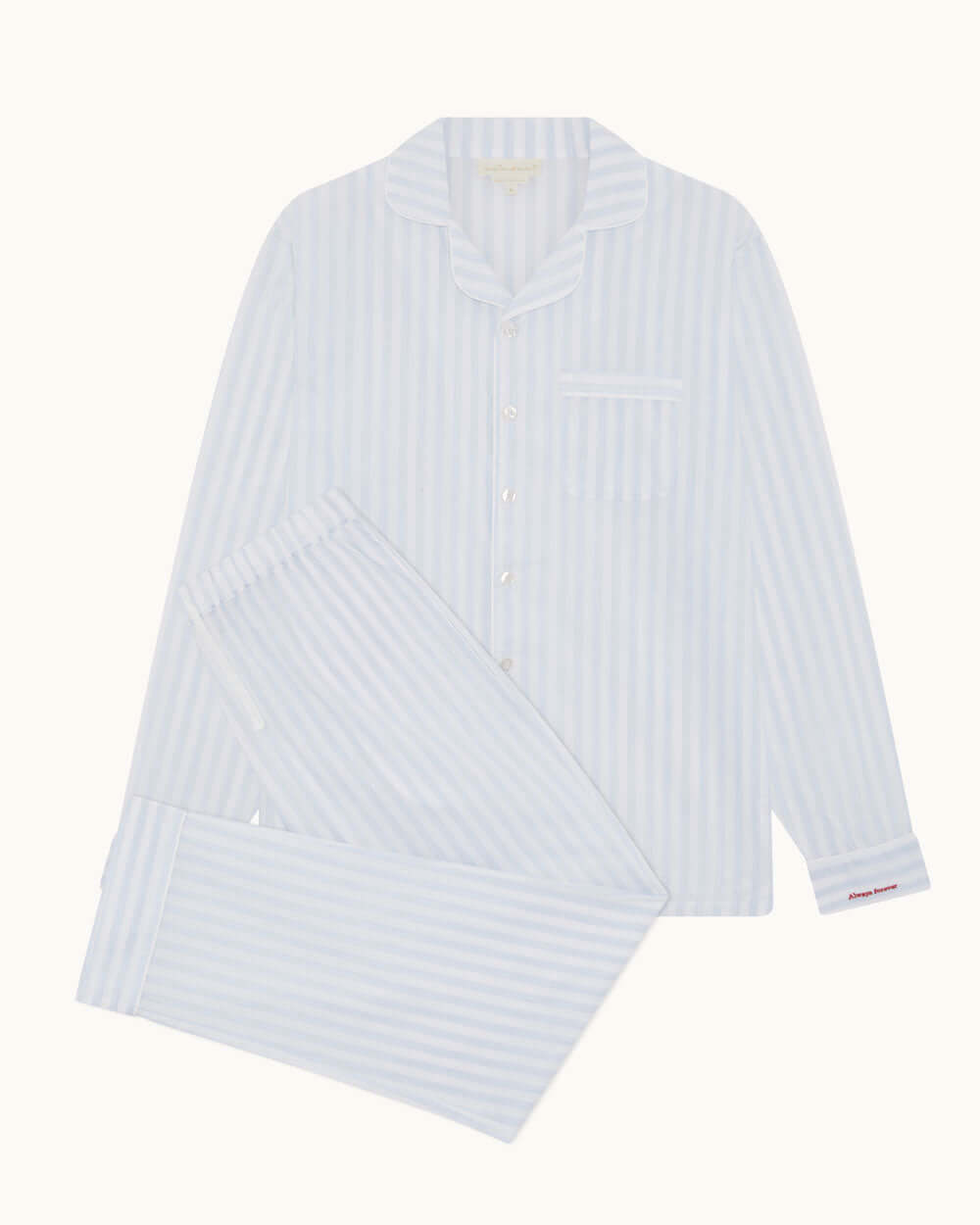 Image of Adore Stripe Pyjama Blue - Man