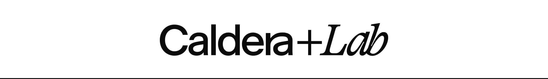 Caldera + Lab