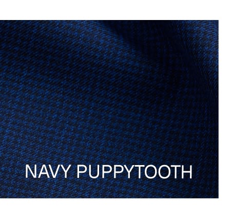 Navy Puppytooth