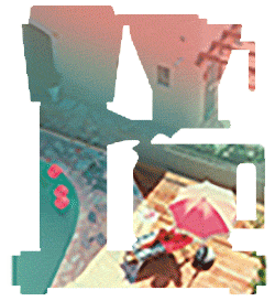 Animated GIF of brightly colored photos